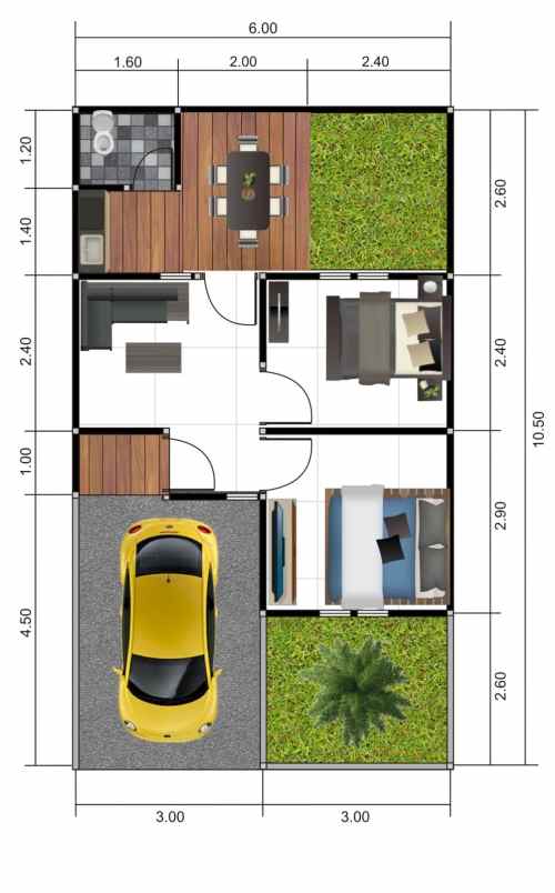 cukup 1 juta dapat rumah minimalis di jetis bantul