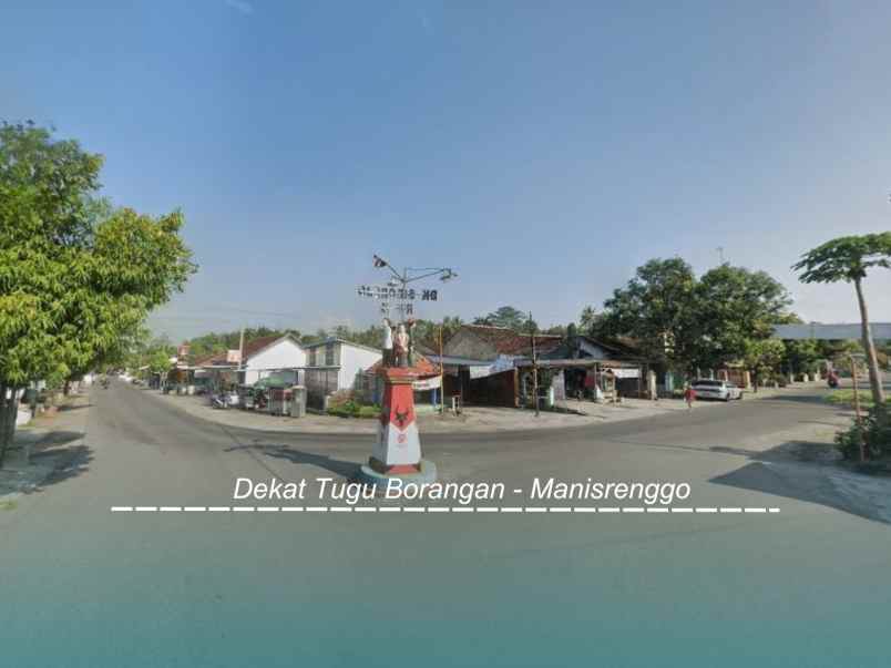 dekat exit tol manisrenggo dijual tanah murah klaten