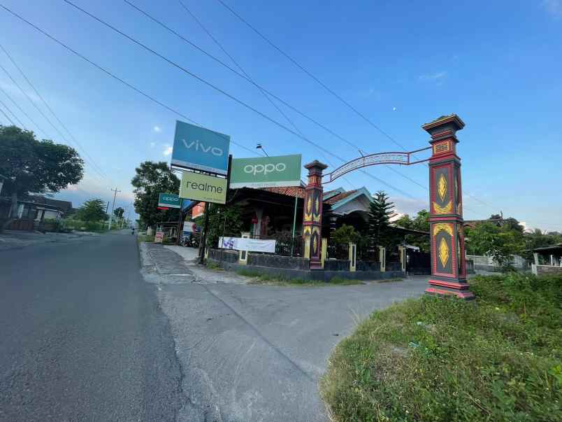 dekat exit tol manisrenggo dijual tanah murah klaten