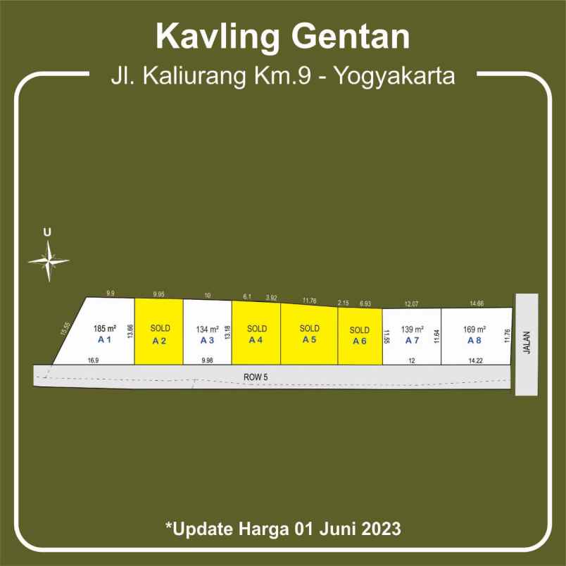 dekat ringroad utara tanah murah jalan kaliurang