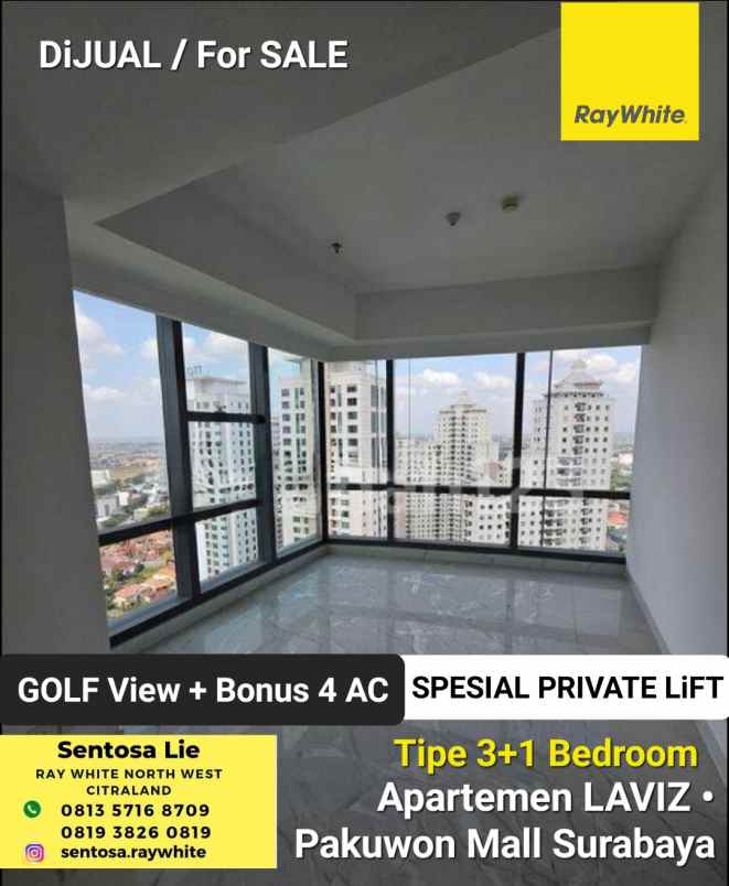 dijual apartemen jalan pakuwon indah