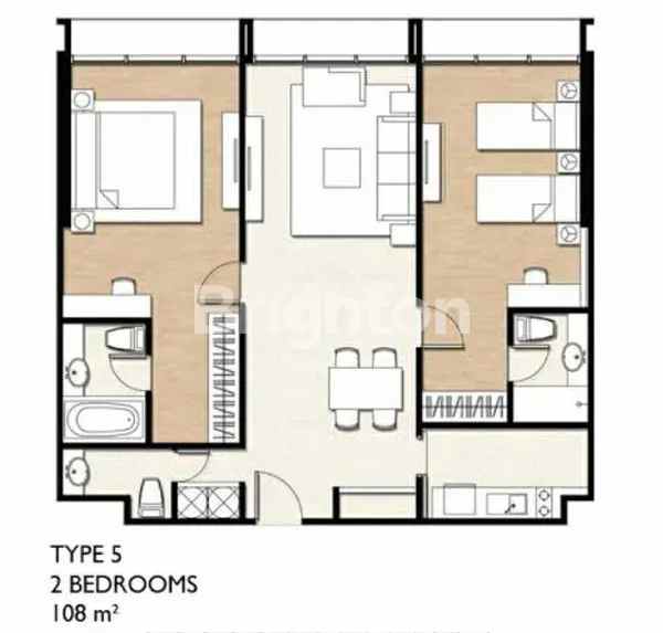 dijual apartemen jl tb simatupang no kav 16