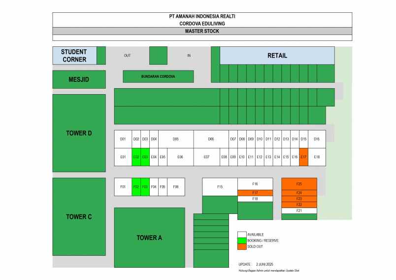 dijual kost jl cilubang raya no 1