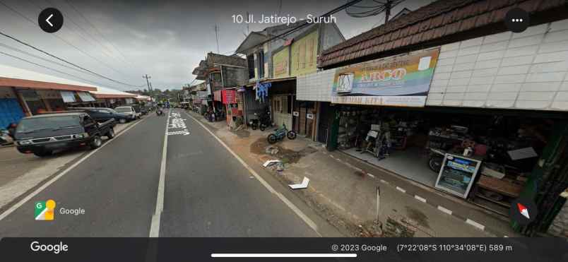 dijual ruko depan pasar suruh nego