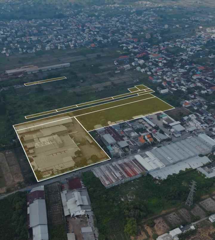 dijual ruko gudang kantor jalan kepatihan industri