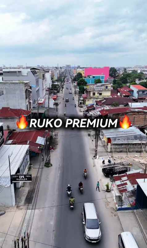 dijual ruko gudang kantor jalan pasar 3 krakatau