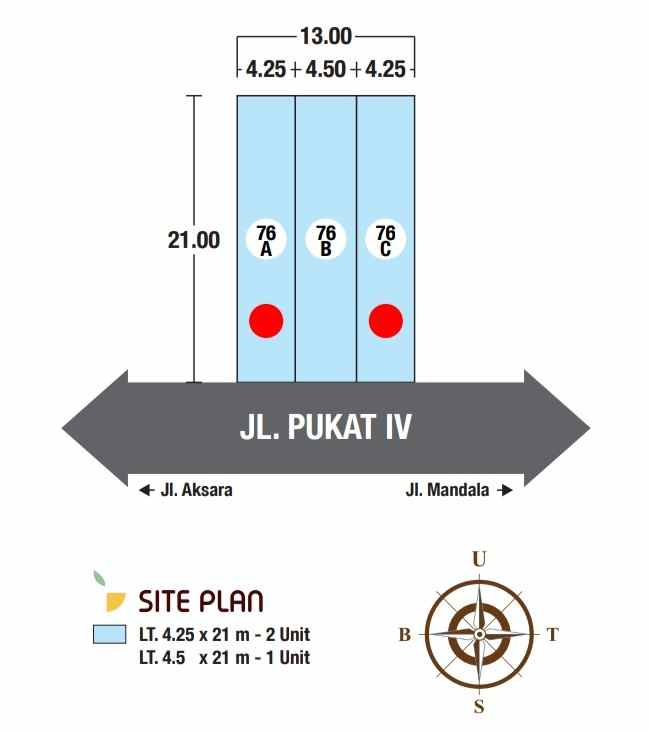 dijual ruko gudang kantor jalan pukat 4 medan