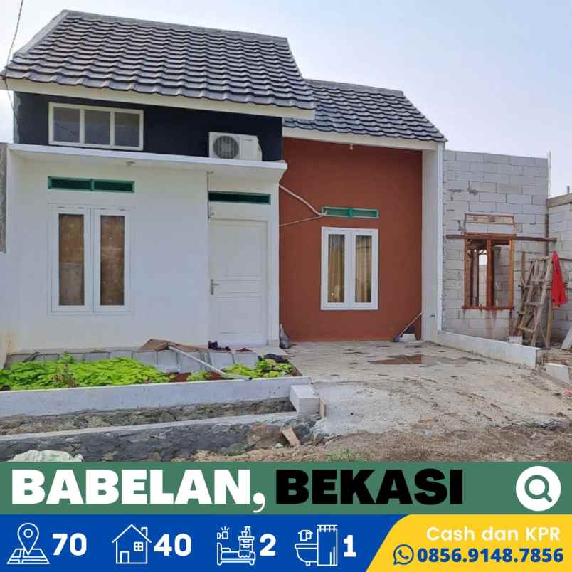 dijual rumah 2jt all in rumah baru siap