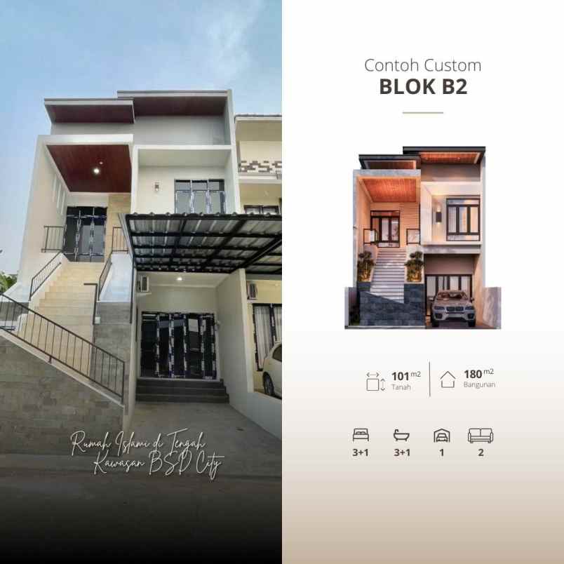 dijual rumah bsd city