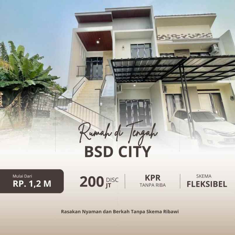 dijual rumah bsd city