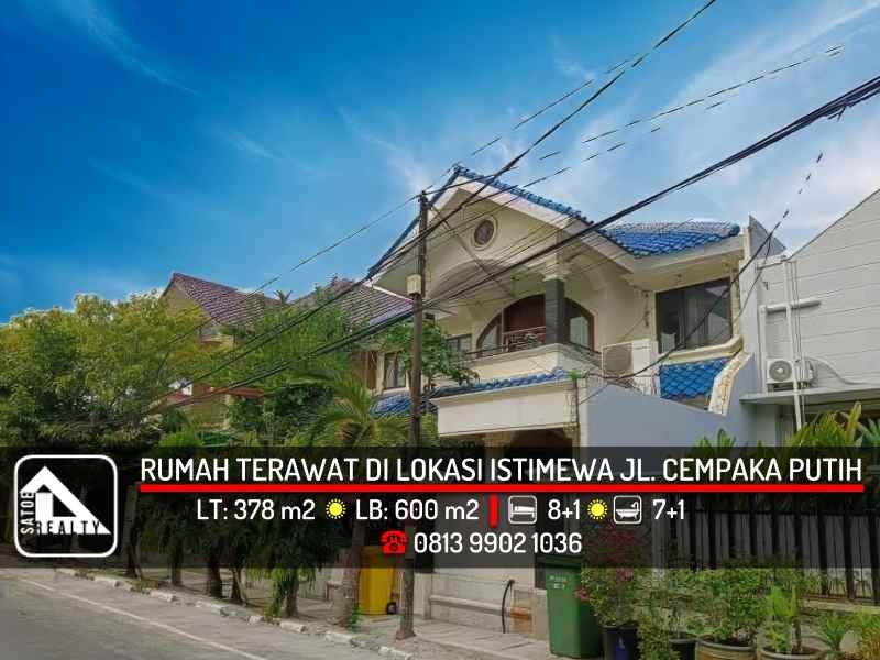 dijual rumah cempaka putih jakarta pusat