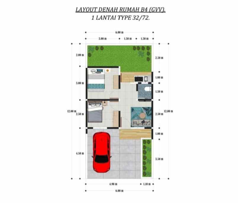 dijual rumah cijamil mekarsari