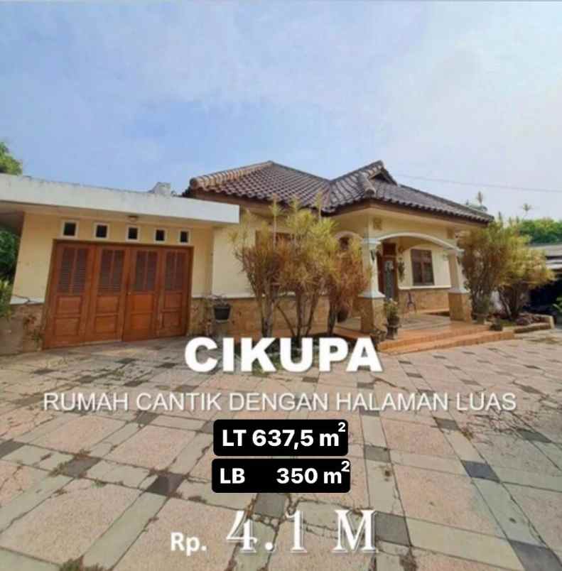 dijual rumah cikupa tangerang