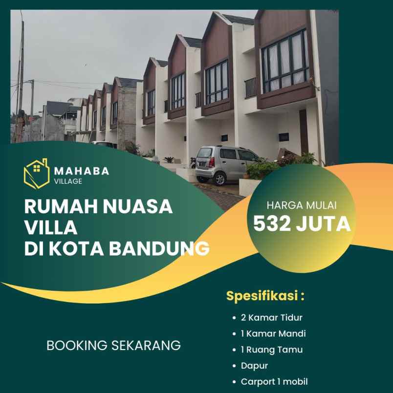 dijual rumah cipadung