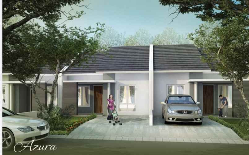 dijual rumah cluster abira suvarna sutera tangerang