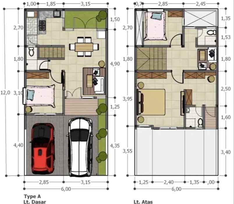 dijual rumah dekat pasar pondok gede