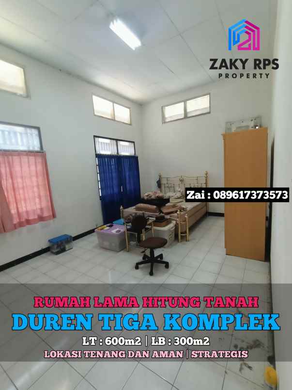 dijual rumah duren tiga