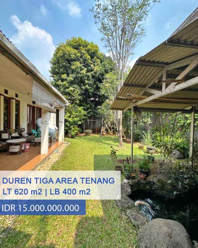 dijual rumah duren tiga pancoran