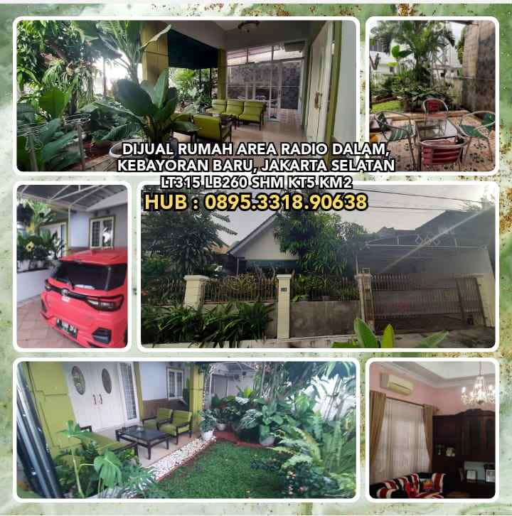 dijual rumah gandaria utara kebayoran