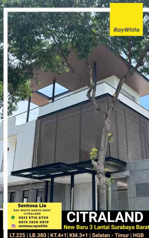 dijual rumah jalan alam hijau