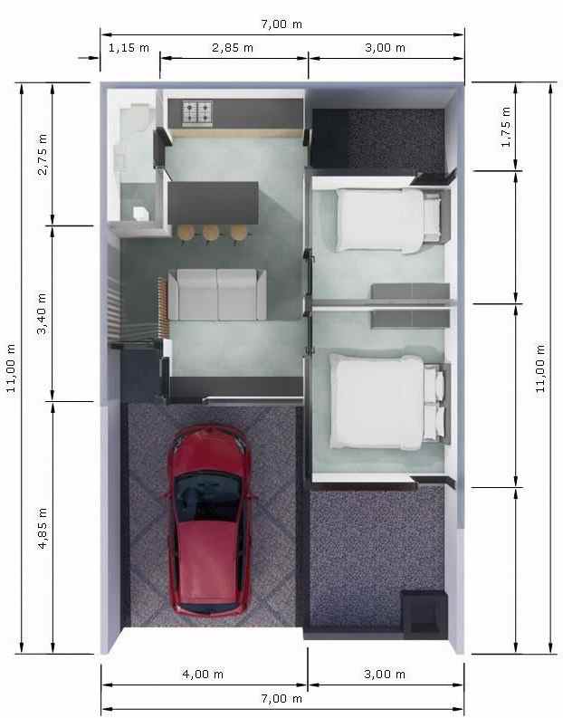 dijual rumah jalan alternatif kota