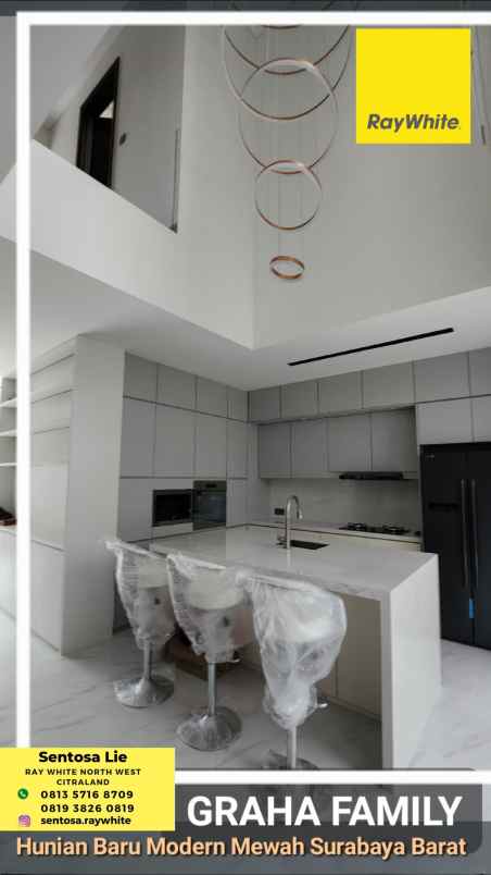 dijual rumah jalan graha famili