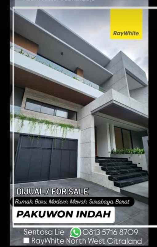 dijual rumah jalan pakuwon indah