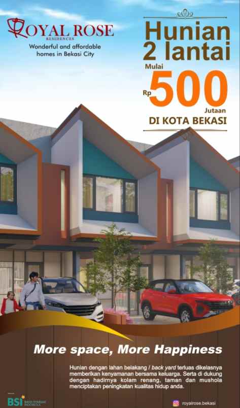 dijual rumah jalan raya mustika sari