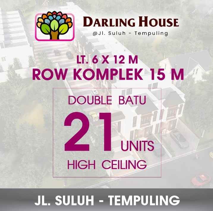 dijual rumah jalan suluh tempuling