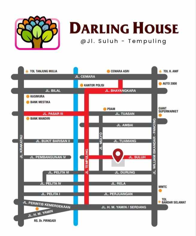 dijual rumah jalan suluh tempuling