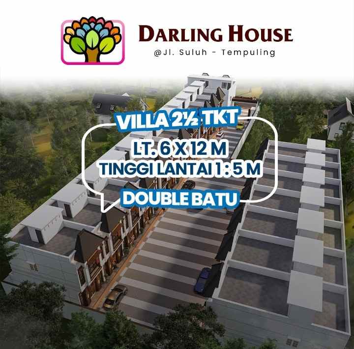 dijual rumah jalan suluh tempuling