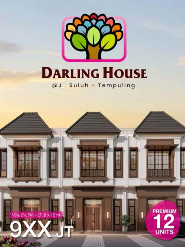 dijual rumah jalan suluh tempuling