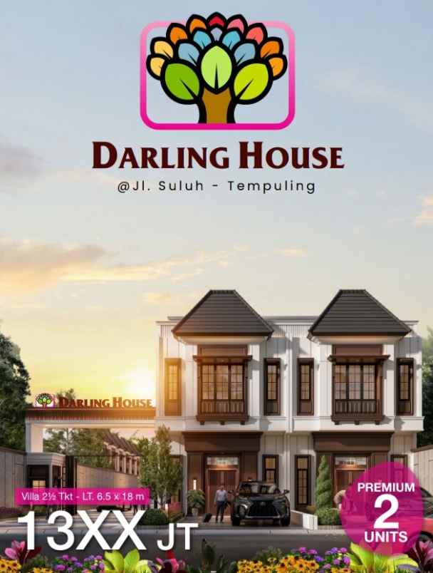 dijual rumah jalan suluh tempuling