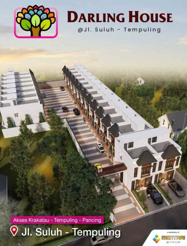 dijual rumah jalan suluh tempuling