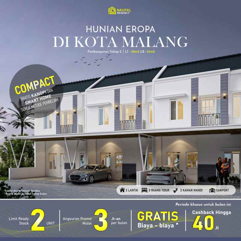 dijual rumah jl borobugis rt 17 rw 3