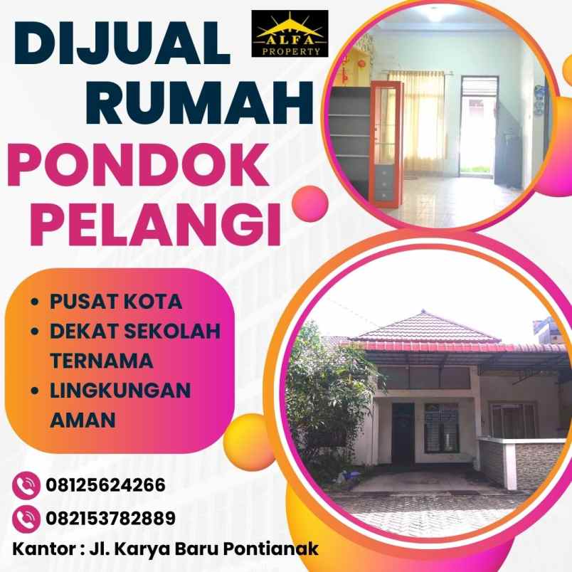 dijual rumah jl karya baru komp pondok