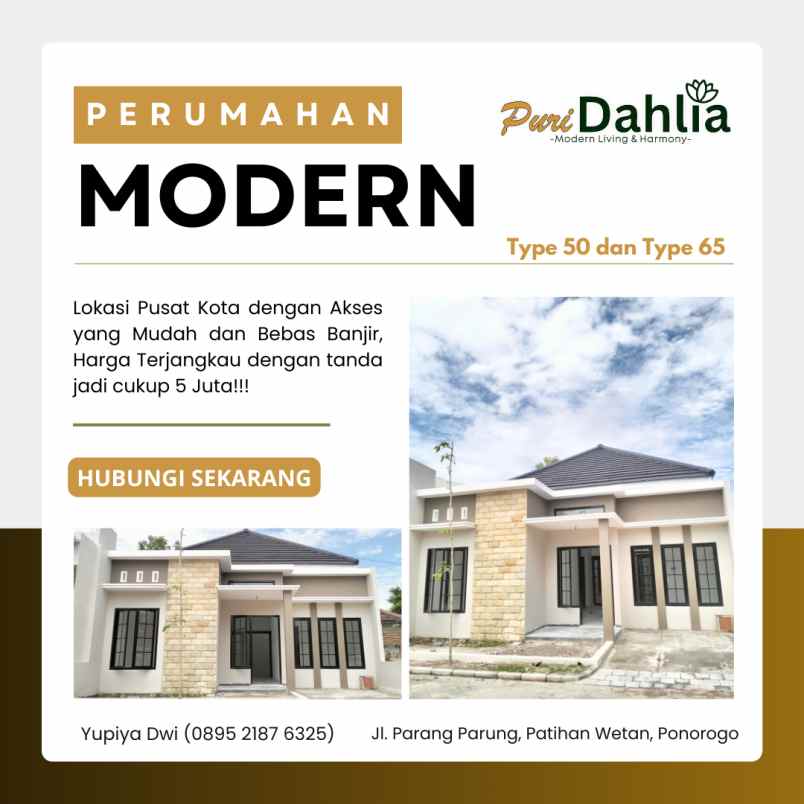 dijual rumah jl parang parung patihan wetan