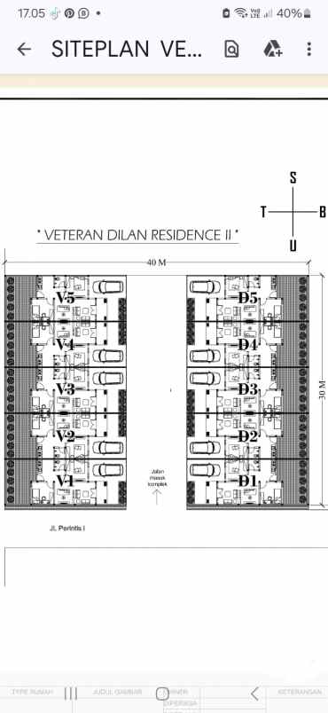 dijual rumah jl perintis 1 komplek
