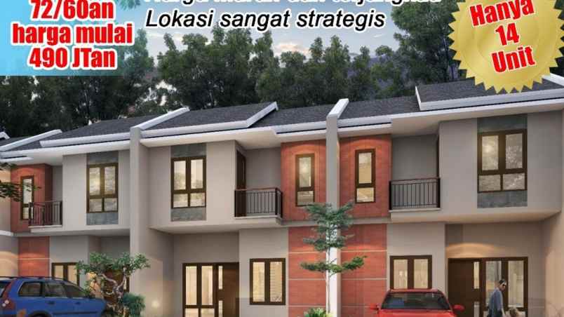 dijual rumah jl raya bedahan