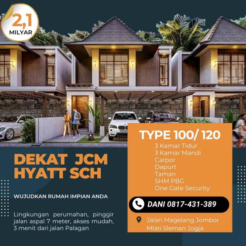 dijual rumah jongke sleman