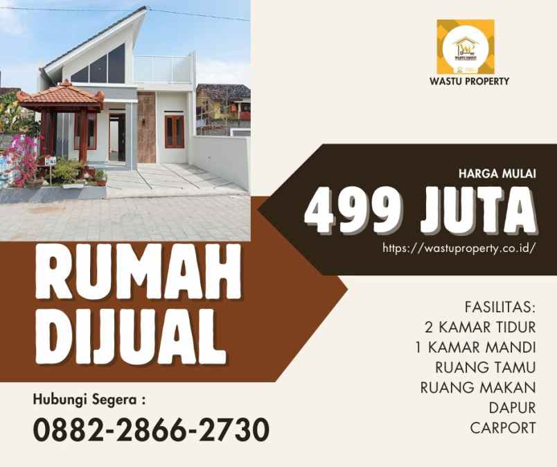 dijual rumah kalasan sleman yogyakarta