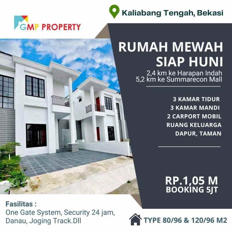 dijual rumah kaliabang tengah