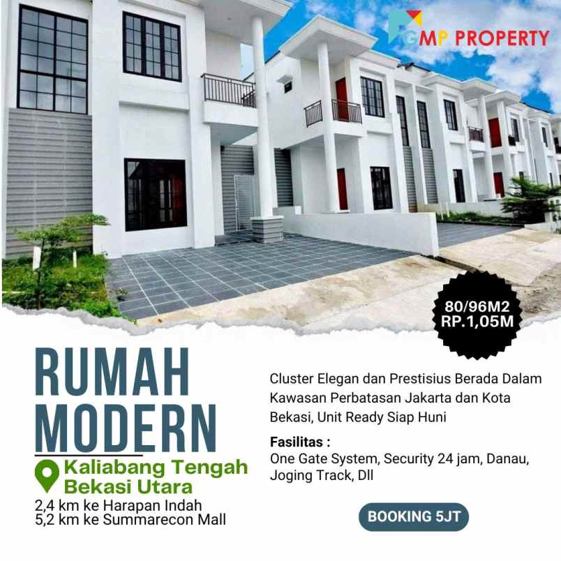 dijual rumah kaliabang tengah