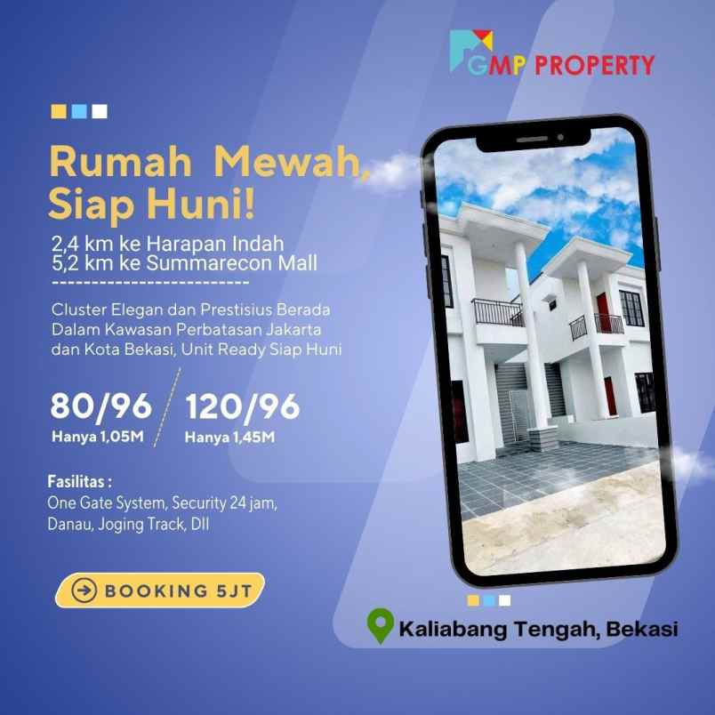 dijual rumah kaliabang tengah