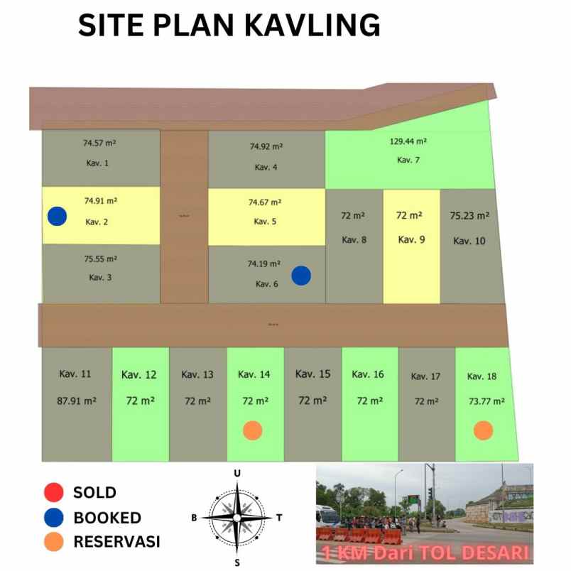 dijual rumah kel rangkapan jaya kec