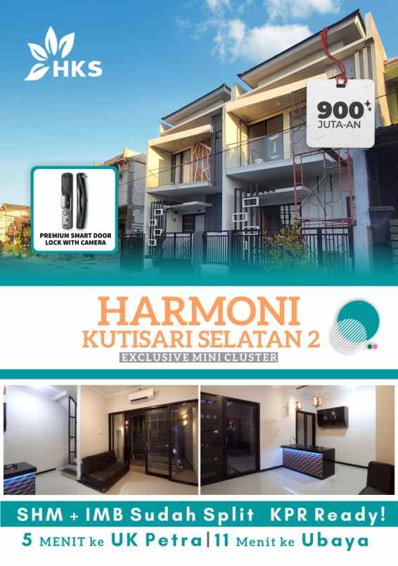 dijual rumah kutisari selatan 2