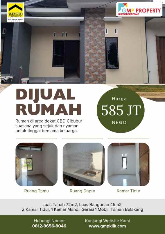 dijual rumah lembur 4 jati rangga