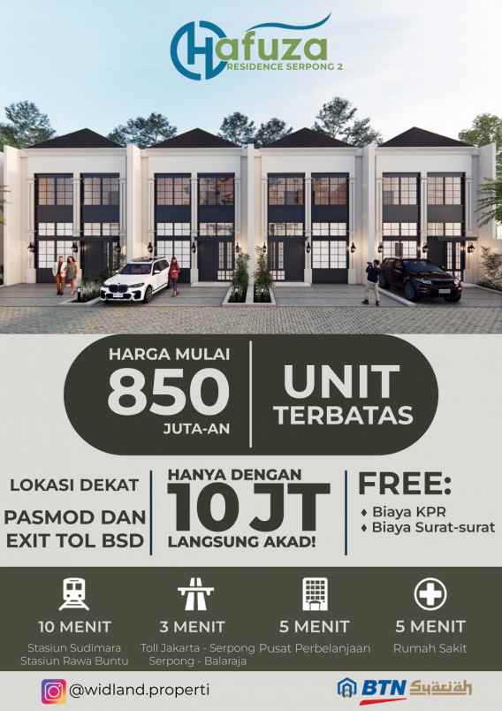 dijual rumah lengkong gudang serpong