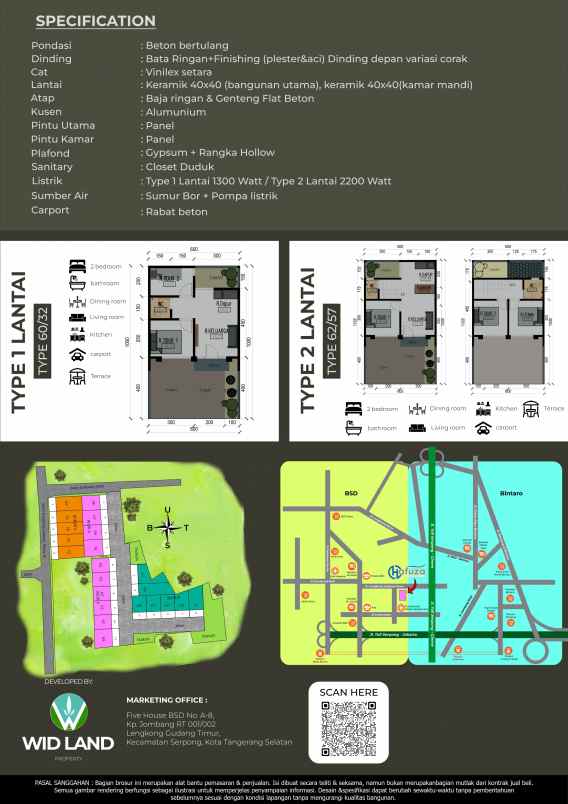 dijual rumah lengkong gudang serpong