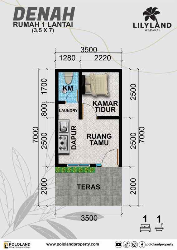 dijual rumah lilyland termurah di jakarta utara